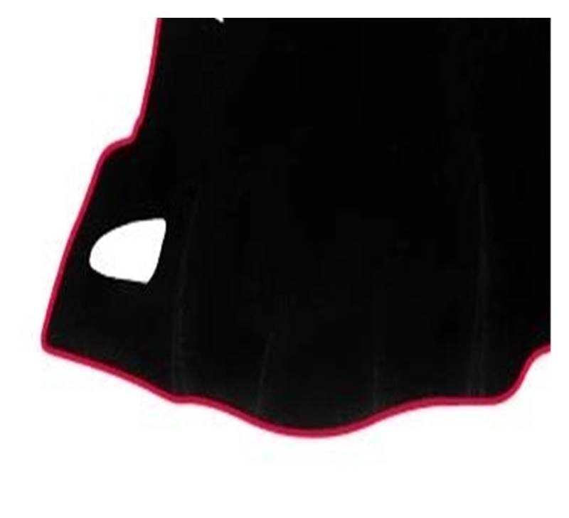 Armaturenbrettmatten Teppich Auto Dashboard Abdeckung Vermeiden Licht Pad Sonnenschutz Anti-Uv Teppiche Für Hyundai Für Elantra MD UD 2011 2012 2013 2014 2015 rutschfeste Matten(A Red Side LHD) von ESSUE