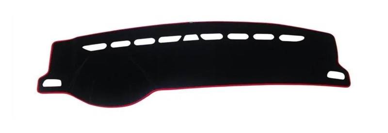 Armaturenbrettmatten Teppich Für Skoda Für Octavia 3 A7 MK3 5E 2015 2016 2017 2018 2019 2020 Zubehör Auto Dashboard Sonnenschutz Anti-Slip Pad Anti-Uv Teppich Matte(LHD Red Side) von ESSUE