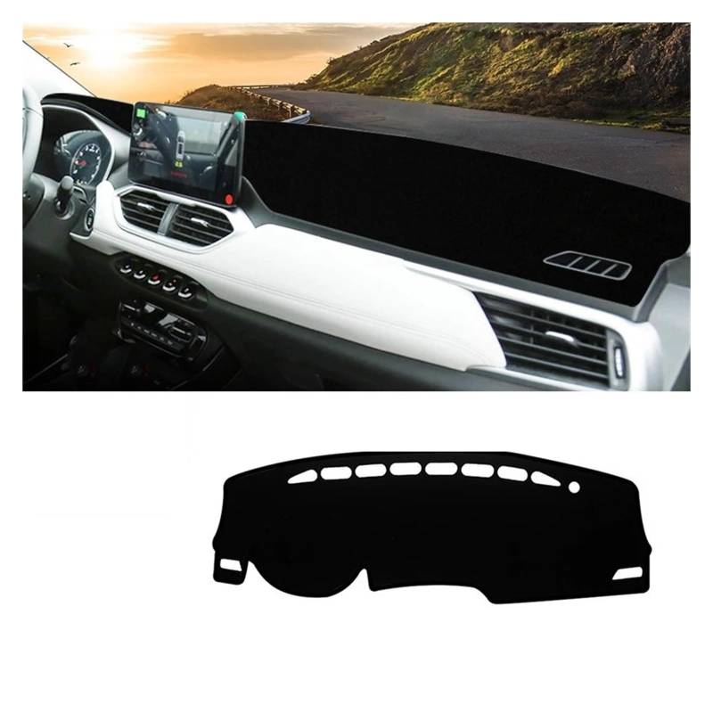 Auto Dashboard Matte Cover Für Chevrolet Für Captiva 2019 2020 2021 2022 2023 Auto Armaturenbrettabdeckung Instrument Schreibtisch Sonnenschutzmatte Dash rutschfeste Unterlage(A Black Side) von ESSUE