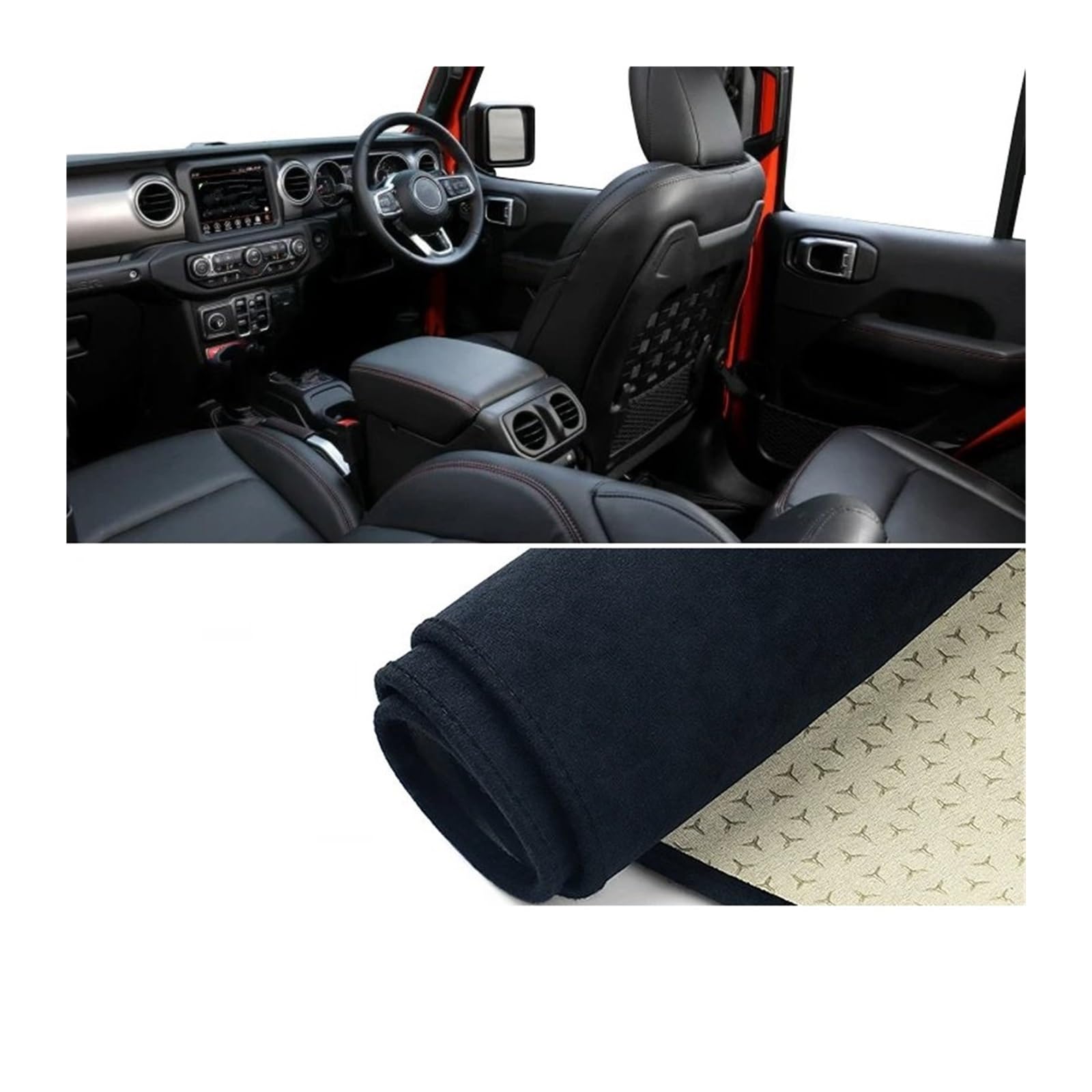 Auto Dashboard Matte Cover Für Mitsubishi Für Eclipse Für Cross 2017 2018 2019 2020 2021 2022 2023 Auto-Armaturenbrett-Abdeckung, rutschfeste Hülle(B RHD Brown) von ESSUE