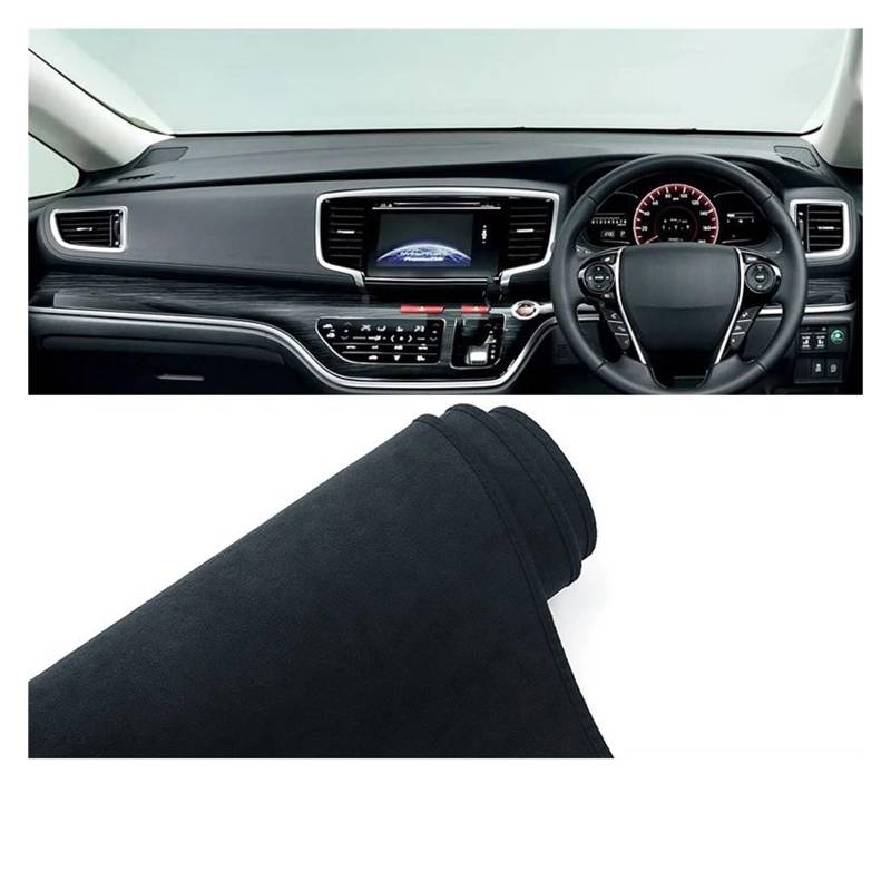 Auto Dashboard Matte Cover Für Odyssey Für RC1 2013 2014 2015 2016 2017 2018 Auto-Armaturenbrett-Abdeckungsmatte rutschfeste Unterlage Instrumententeppichschutz(B RHD Black) von ESSUE