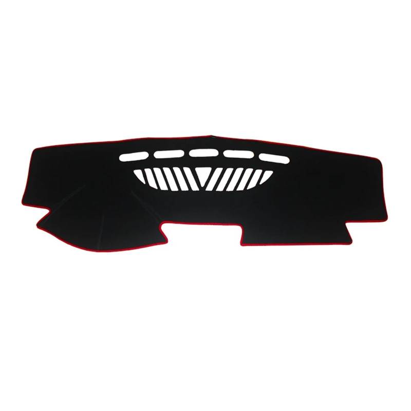 Auto Dashboard Matte Cover Für VW Für Passat Für CC Für B6 Für B7 2006-15 Auto Armaturenbrett Abdeckung Matte Pad Sonnenschutz Instrumententafel Teppiche(Red Side) von ESSUE