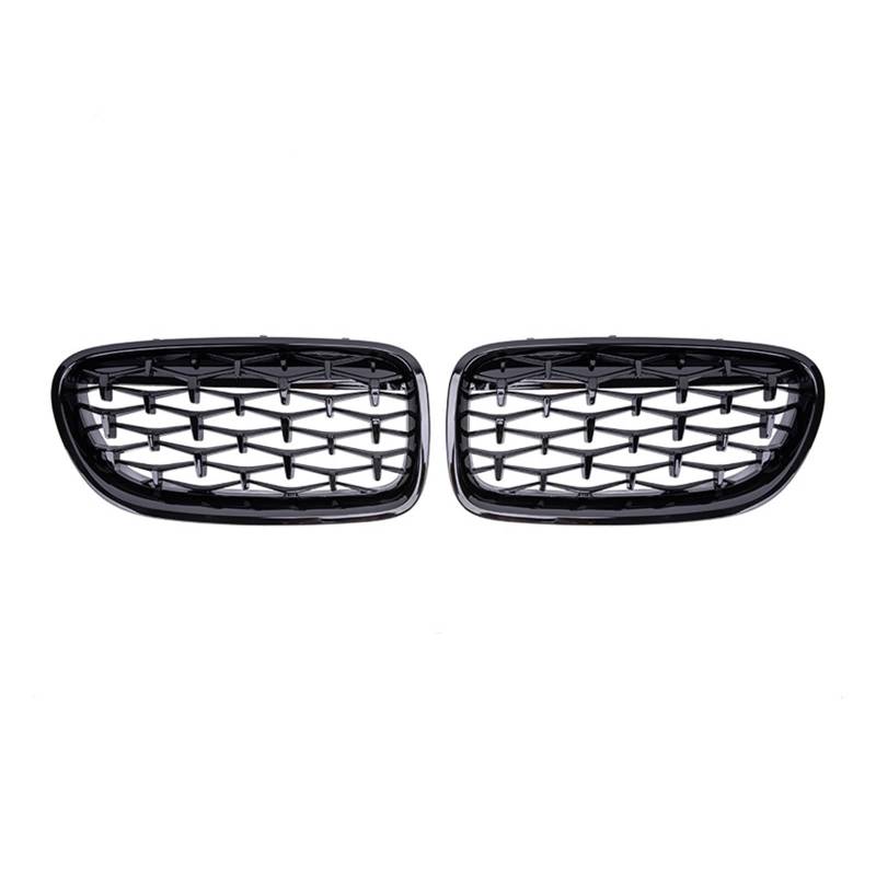 Auto Frontgrill Front Kühlergrille Auto Front Nieren Stoßstange Grill Gitter Diamant Stil Racing Grille Für 5 Series F10 F11 F18 520 523 525 530i M5 2010-2013 2014 2015 2016 2017(Gloss Black) von ESSUE