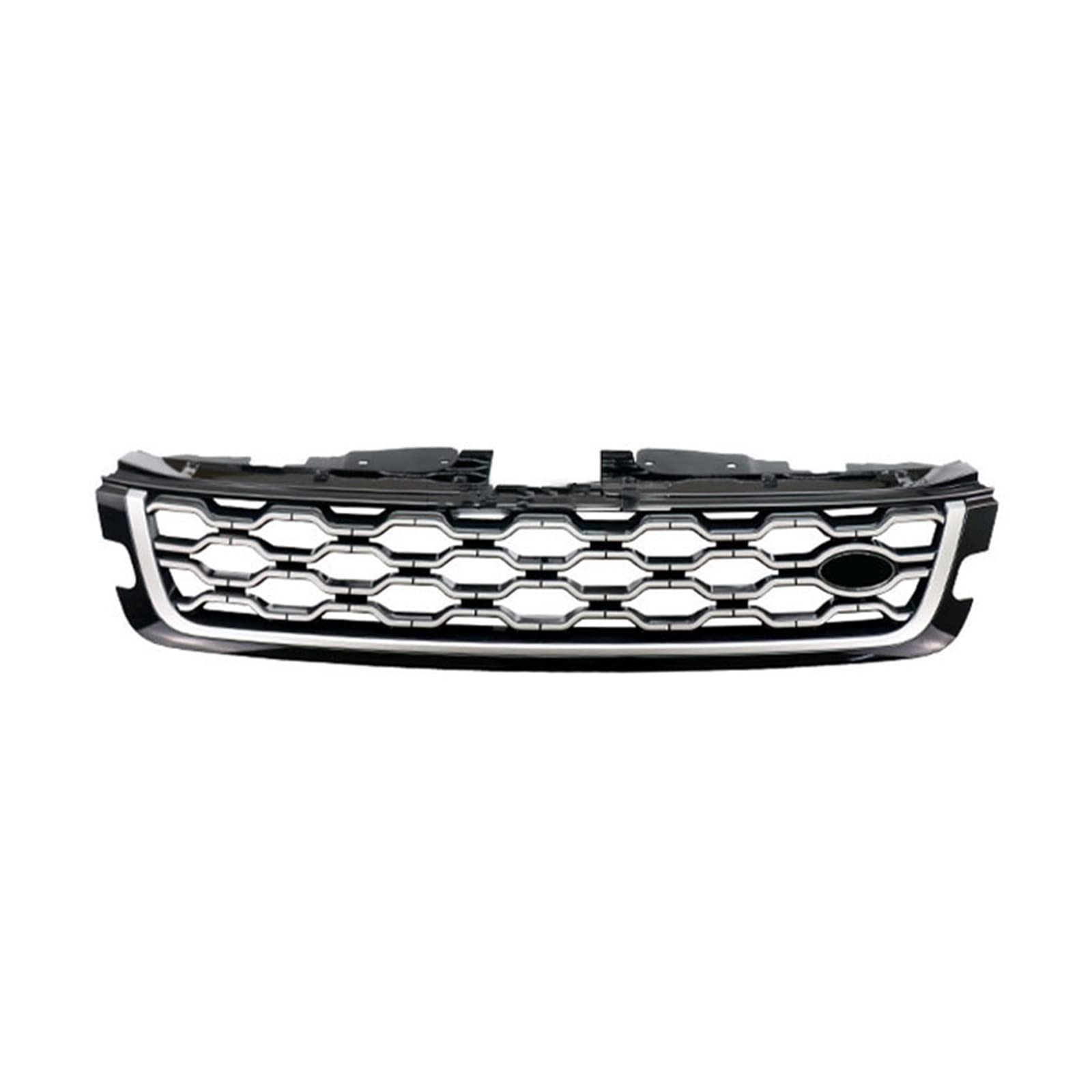 Auto Frontgrill Front Kühlergrille Auto Frontstoßstangengrill Für Range Für Rover Für Evoque Style 2020 2021 2022 Frontgrill L551 Autozubehör(Silber) von ESSUE