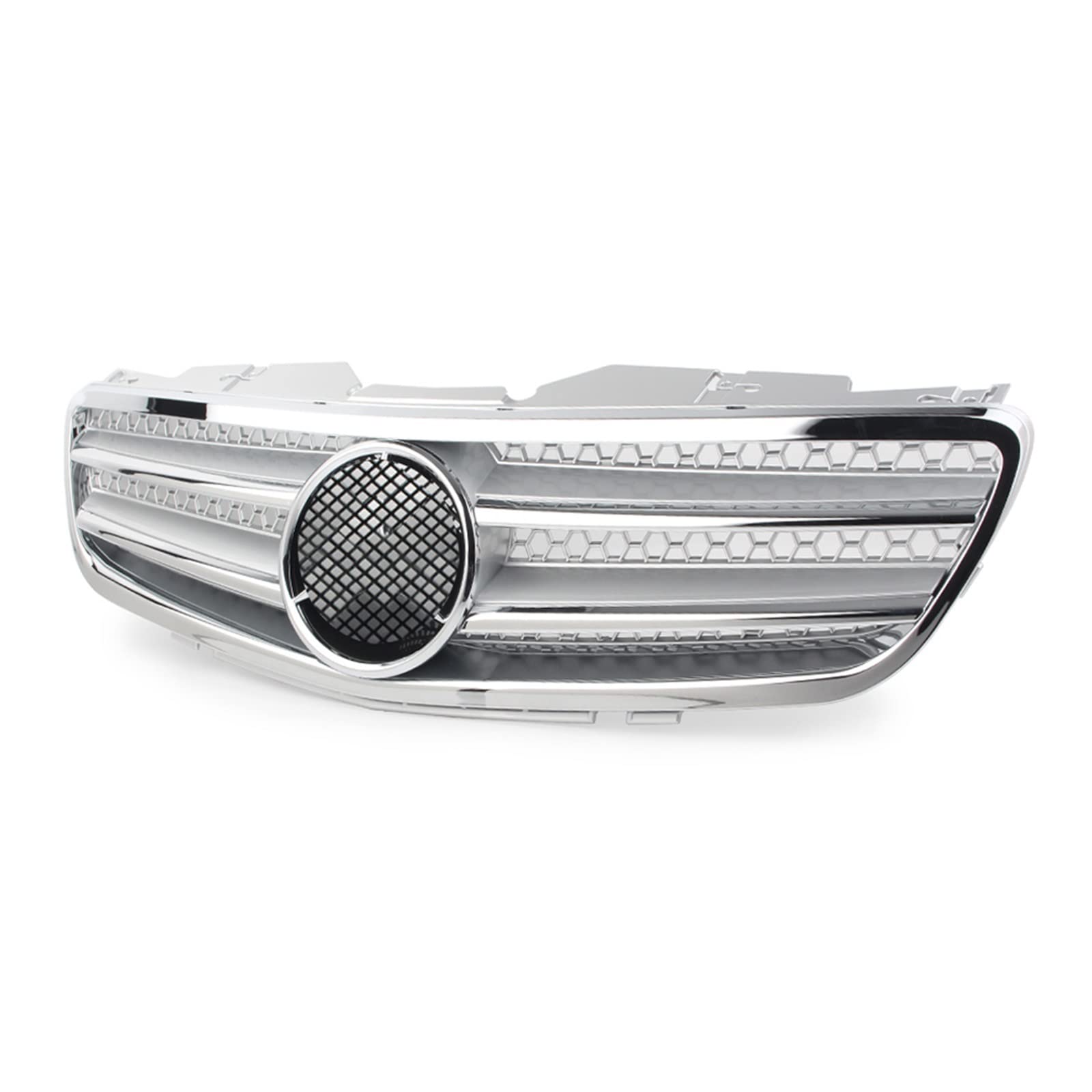 Auto Frontgrill Front Kühlergrille Auto Kühlergrill Sport Stil Grill Für Benz R230 SL Klasse SL500 SL600 SL550 W230 2003 2004 2005 2006 2007 von ESSUE