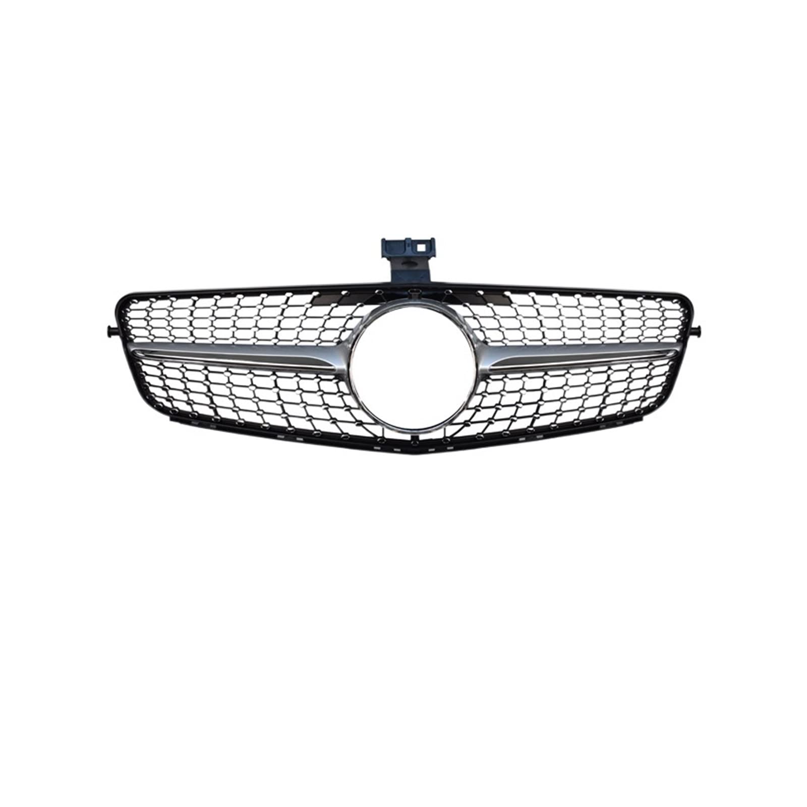 Auto Frontgrill Front Kühlergrille Auto Racing Front Upper Grille Für Benz C Klasse W204 Grille C180 C200 C300 C350 200 C63 Stil(Diamond Silver) von ESSUE