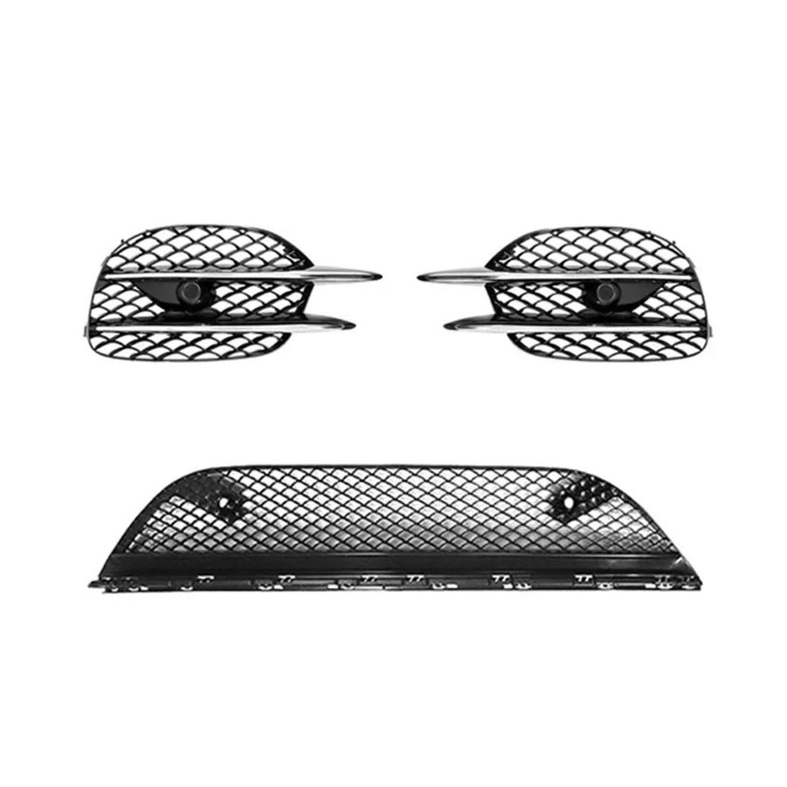 Auto Frontgrill Front Kühlergrille Front Lower Grill Grille Stoßstange Kühler Air Intake Grid Für Benz S Klasse W222 S450L S500L S560 Für 4MATIC A2228857100 2018 2019 2020(Full Set) von ESSUE