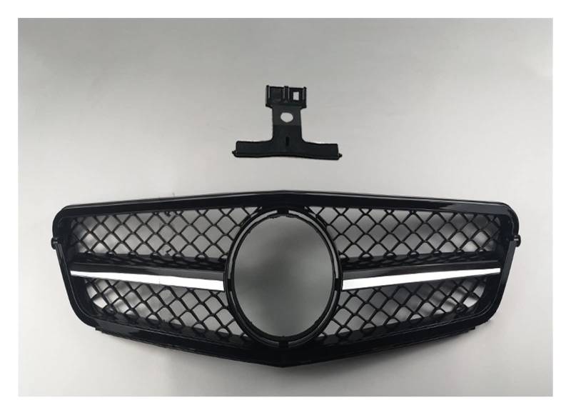 Auto Frontgrill Front Kühlergrille Fronteinlassgitter Stoßstangengrill Für W204 C204 S204 C43 Für Benz C 2007 2008 2009 2010 2011 2012 2013 2014 Für AMG Für GT Für R(Silvery) von ESSUE