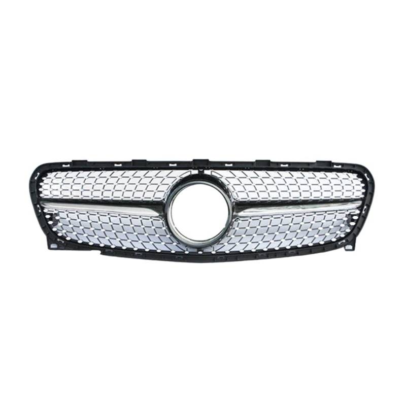 Auto Frontgrill Front Kühlergrille Frontgrill Frontabdeckung Grille Race Grill Für GL X156 2014 2015 2016 Mesh Tuning Zubehör Facelift(Damiond Black) von ESSUE