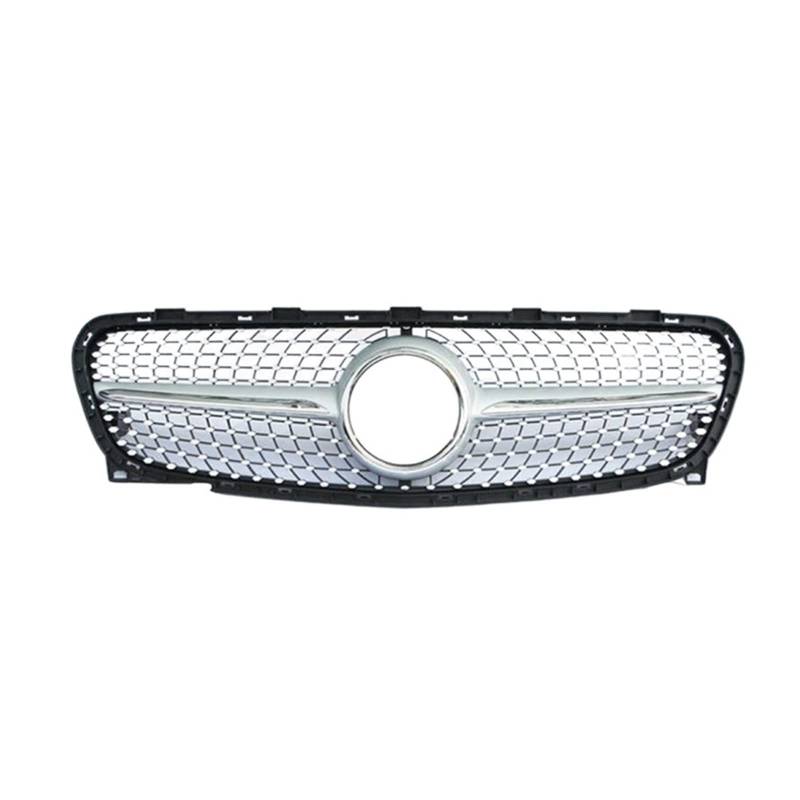 Auto Frontgrill Front Kühlergrille Frontgrill Frontabdeckung Grille Race Grill Für GL X156 2014 2015 2016 Mesh Tuning Zubehör Facelift(Damiond Silver) von ESSUE