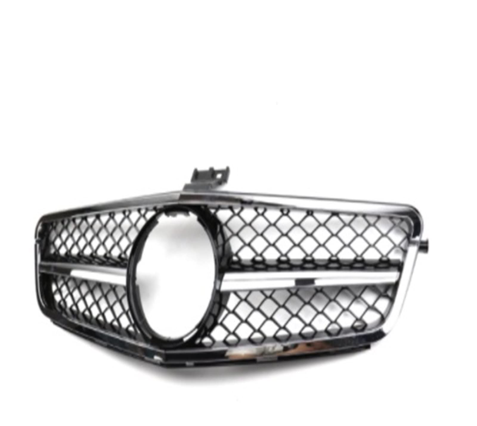 Auto Frontgrill Front Kühlergrille Frontgrill Für C200 C180 C260 W204 Grille GT Diamant 2007 2008 2009 2010 2012 2013 2014 Acessórios De Ajuste Facelift(All Chrome) von ESSUE