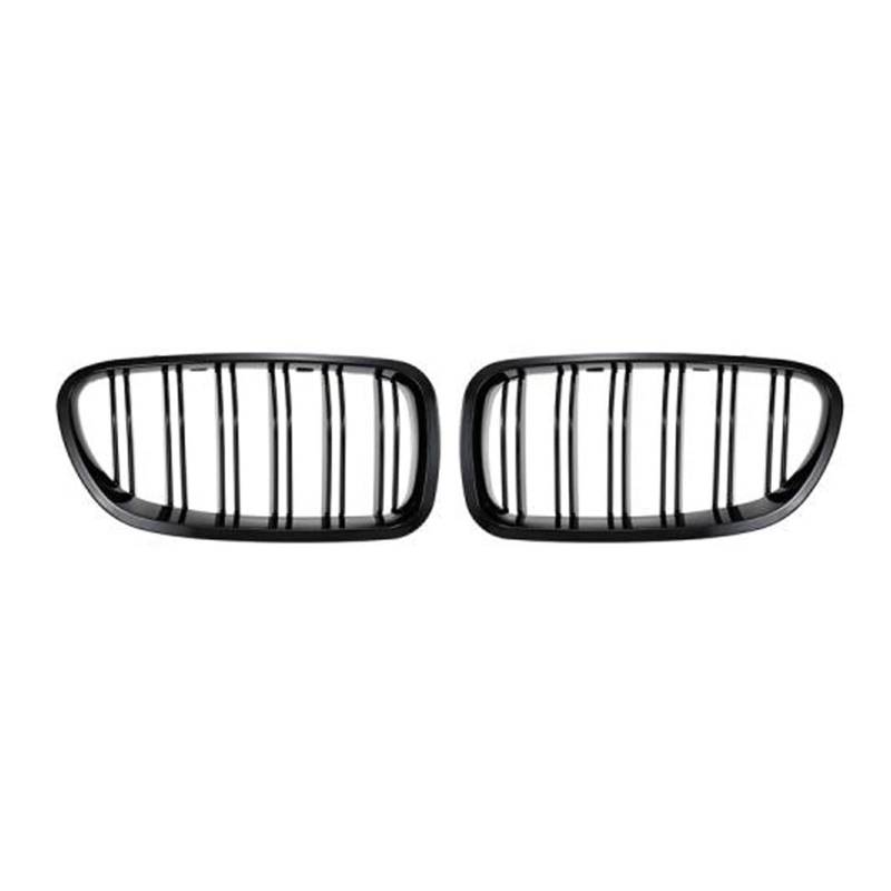 Auto Frontgrill Front Kühlergrille Für 5 Series F10 F11 520d 530d 540i 528i 535i M5 2010 2011 2012 2013 2014 2015 2016 2017 Frontstoßstangengrill Kühlergrill Breiter Nierengrill(Gloss Black) von ESSUE