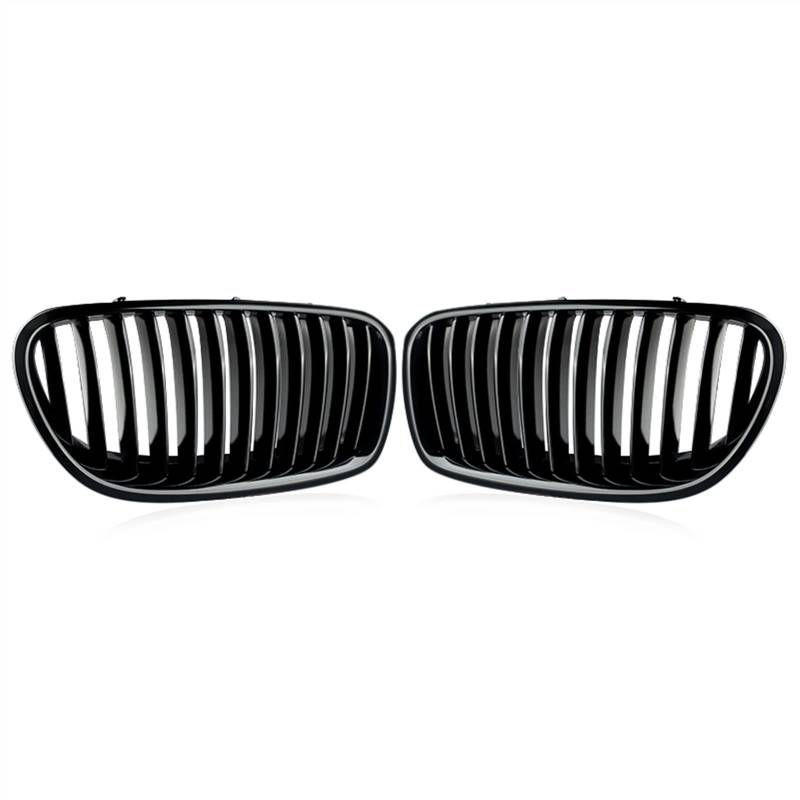 Auto Frontgrill Front Kühlergrille Für 5 Series F10 F11 M5 Frontstoßstangengrill Doppel 2010 2011 2012 2013 2014 2015 2016 Breiter Nierengrill 520d 530d 540i 528i 535i(Style B) von ESSUE