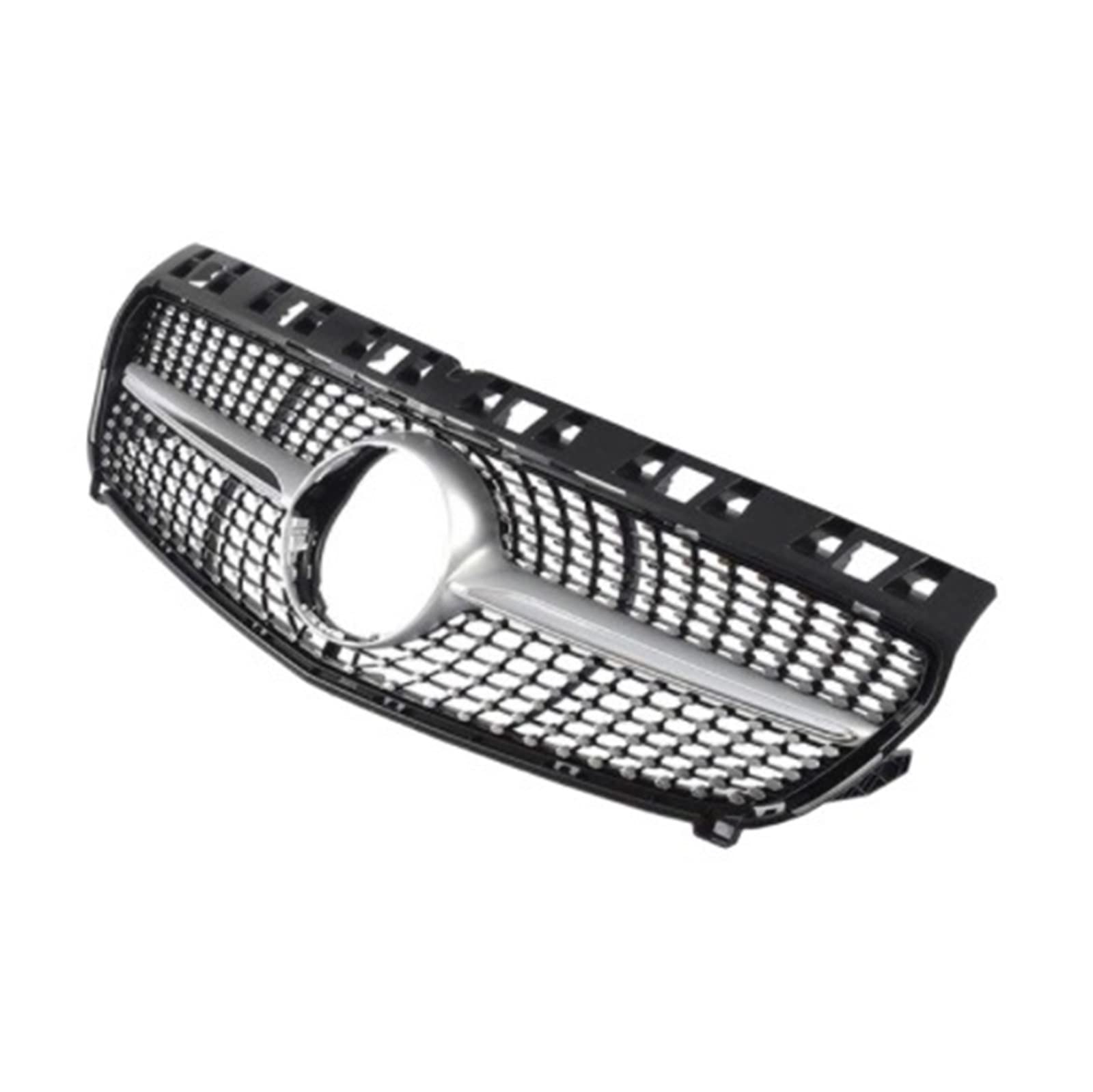 Auto Frontgrill Front Kühlergrille Für A-Klasse W176 2013 2014 2015 A45 GT Diamantgrill A45 A180 A200 A260 Frontstoßstange Frontgrill Nierengrill(Diamond Silver) von ESSUE