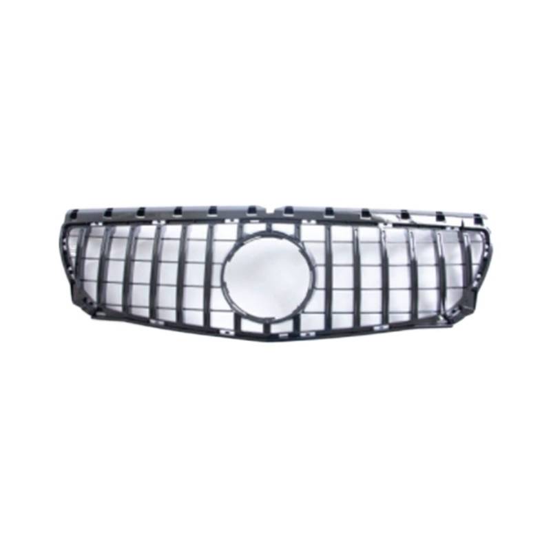 Auto Frontgrill Front Kühlergrille Für B-Klasse W246 2012 2013 2014 2015 2016 2017 2018 2019 B180 B200 B250 B220 Diamond GT Grille Schwarz Silber Frontstoßstangengrill(Black 12-14) von ESSUE