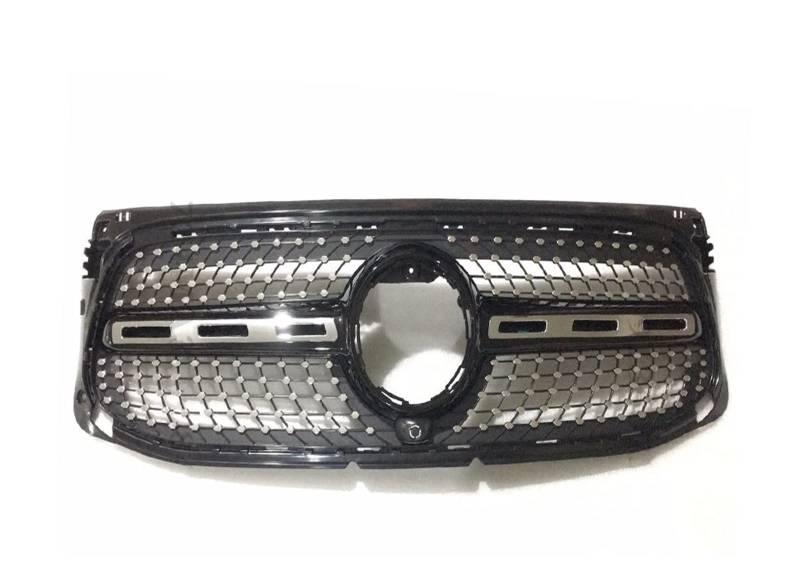 Auto Frontgrill Front Kühlergrille Für Benz Für GLB X247 W247 2019 2020 2021 2022 220 250 Für AMG Line GT Diamond Style Tuning Hood Mesh Frontstoßstangengrill Racing Grill(Sport Diamond Black) von ESSUE