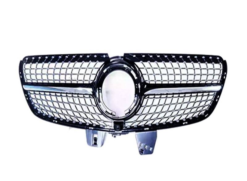 Auto Frontgrill Front Kühlergrille Für Benz Für Vito V W447 V250 V300 V260 2015 2016 2017 2018 2019 2020 2021 2022 Diamant Stil Kühlergrill Racing Stoßstange Grill(Type 5) von ESSUE