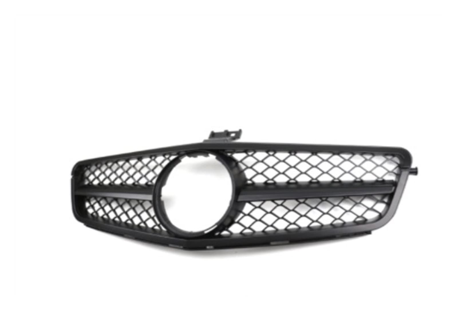 Auto Frontgrill Front Kühlergrille Für C-Klasse W204 C63 1-Fin Frontgrill Racing Grills 2008-2014 2009 2010 2011 2012 2013 C300 C350 C180 C200(All Grille Black) von ESSUE