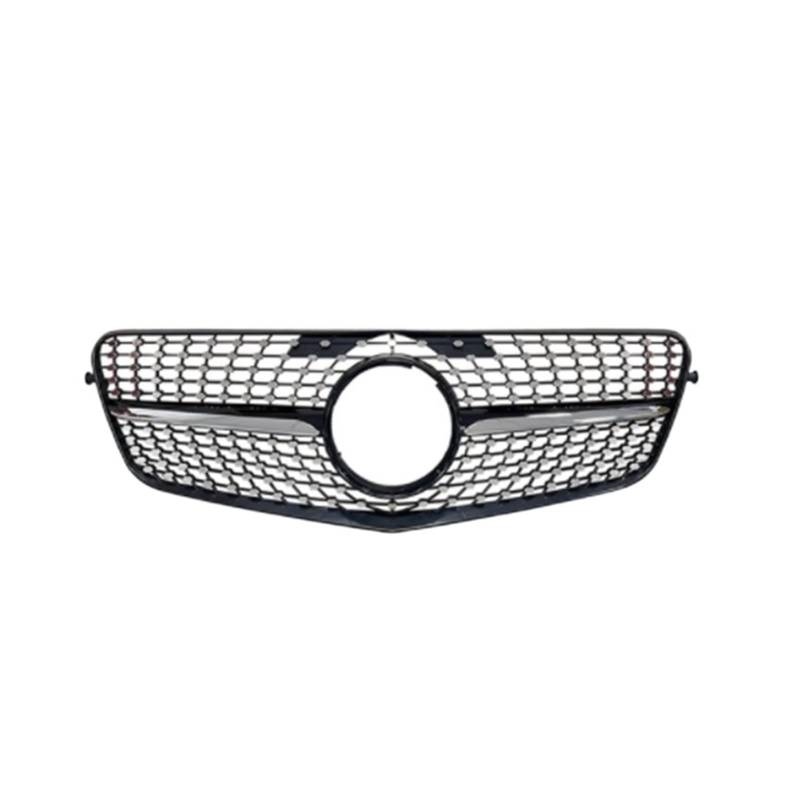 Auto Frontgrill Front Kühlergrille Für E-Klasse W212 GT Für GTR Kühlergrill Damiond Kühlergrill E300L E400L E200 E350 Grill 2009 2010 2011 2012 Frontgrill(Damiond Black) von ESSUE