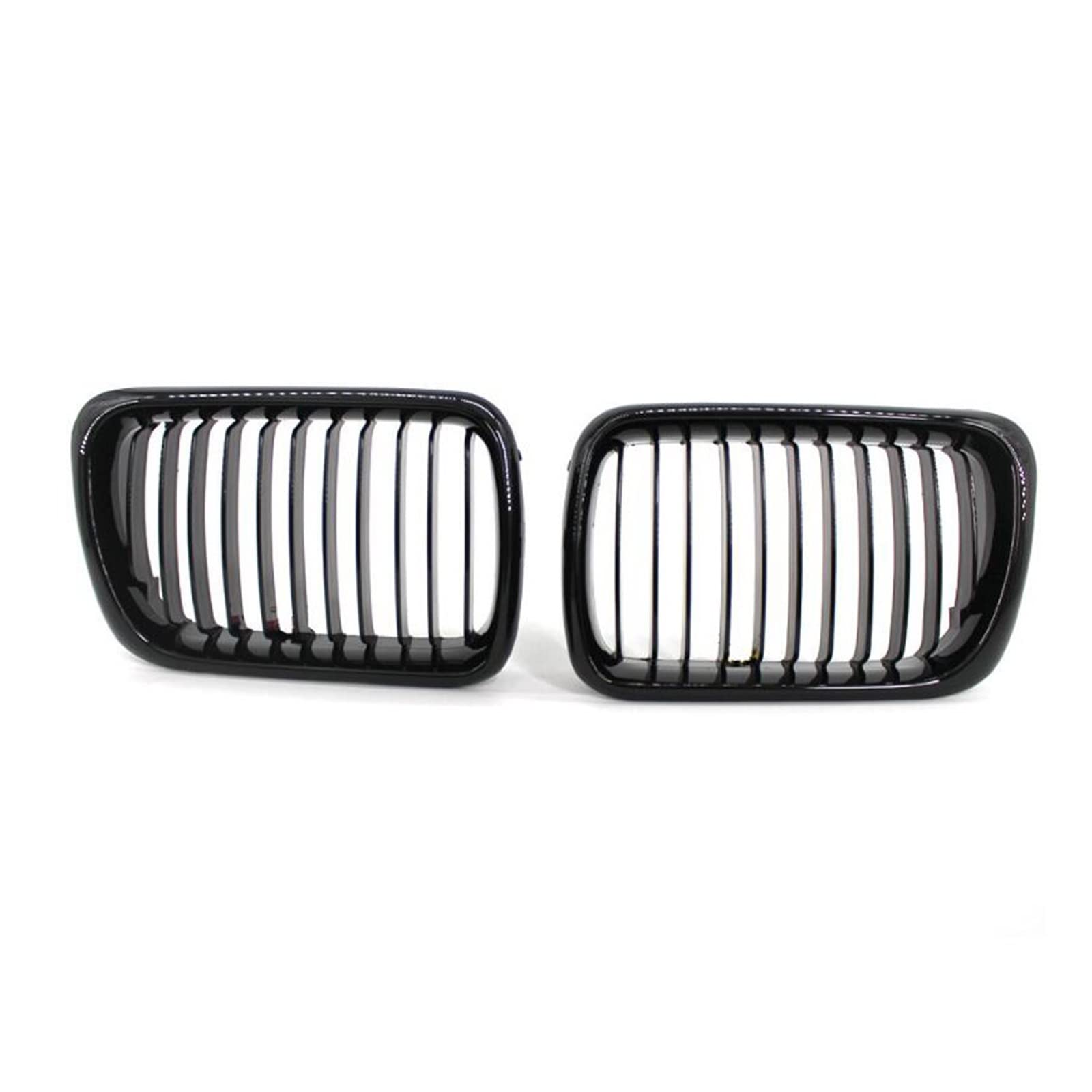 Auto Frontgrill Front Kühlergrille Für E36 M3 318I 323I 328I 3er 1997 1998 1999 ABS Schwarz Glänzend Sport Niere Grill Frontgrill Front Niere Grill(Gloss Black) von ESSUE