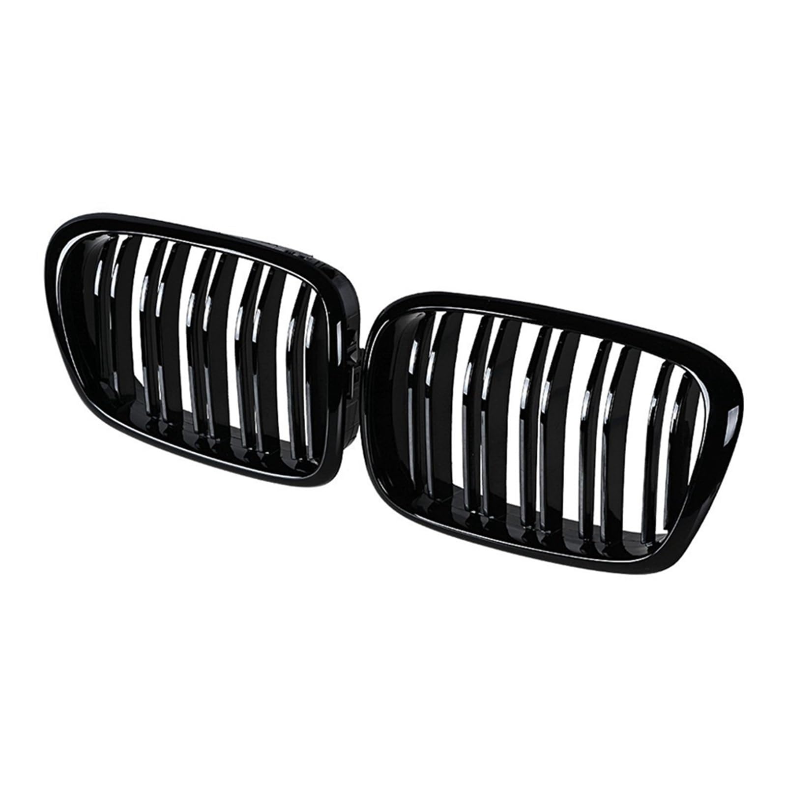 Auto Frontgrill Front Kühlergrille Für E81 E87 120d 120i 130i 2004 2005 2006 Autogrill Niere Kühlergrill Renngrill Schwarz Glänzend Autogrill Frontgrill(M Color) von ESSUE