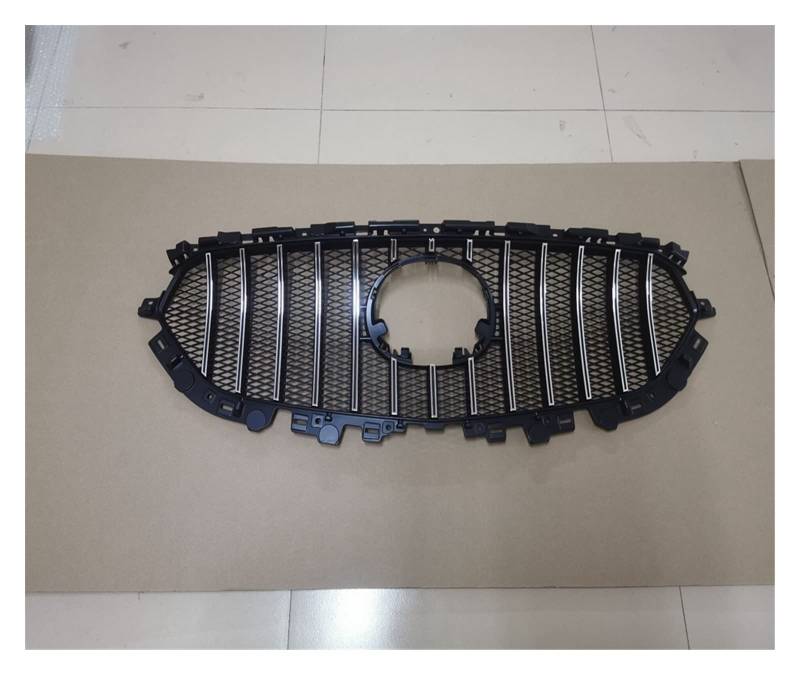 Auto Frontgrill Front Kühlergrille Für Mazda Für Cx-5 Cx5 2017 2018+ Auto Front Mesh Maske Borte Abdeckungen Front Stoßstange Abs Grill Grills Auto Grille(Silber) von ESSUE