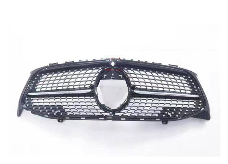 Auto Frontgrill Front Kühlergrille GT Diamond Frontgrill Grill Facelift Für Benz C118 W118 Für CLA 2019 2020 2021 2022 180 200 250 260 220 Tuning-Zubehör(Black with Cam) von ESSUE