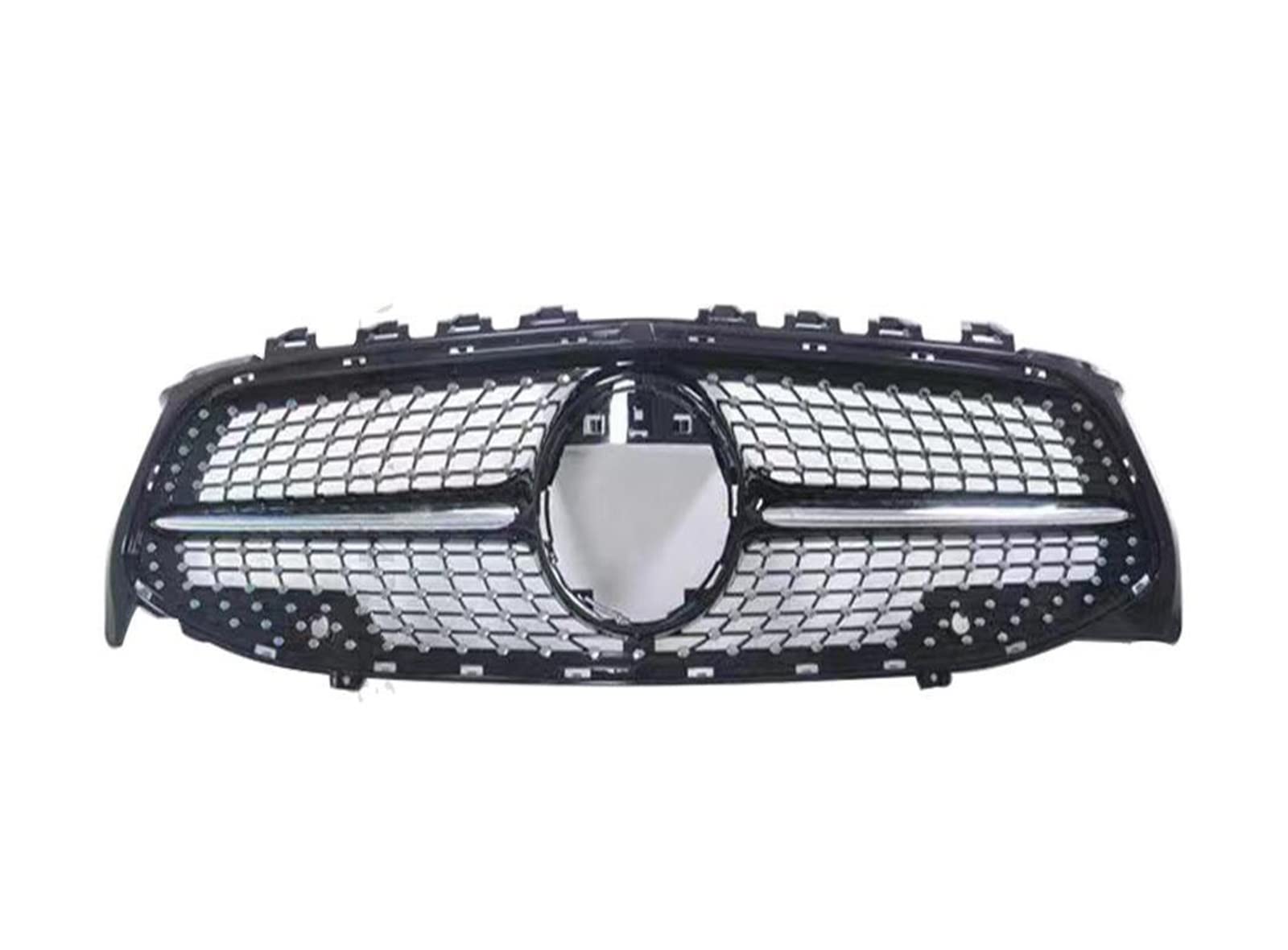 Auto Frontgrill Front Kühlergrille GT Diamond Frontgrill Grill Facelift Für Benz C118 W118 Für CLA 2019 2020 2021 2022 180 200 250 260 220 Tuning-Zubehör(Diamond Black) von ESSUE