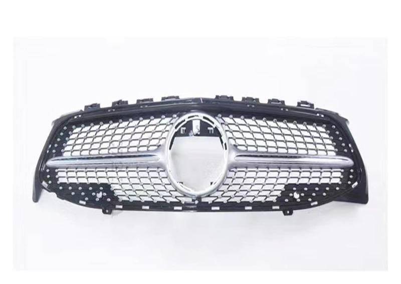 Auto Frontgrill Front Kühlergrille GT Diamond Frontgrill Grill Facelift Für Benz C118 W118 Für CLA 2019 2020 2021 2022 180 200 250 260 220 Tuning-Zubehör(Diamond Silvery) von ESSUE