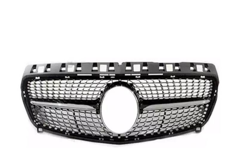 Auto Frontgrill Front Kühlergrille Kühlergrill Racing Grill Mesh Für Benz A Klasse A45 W176 2013 2014 2015 2016 2017 2018 2019+ A180 A200 A260 GT Diamant Stil(13-15 Diamond Black) von ESSUE