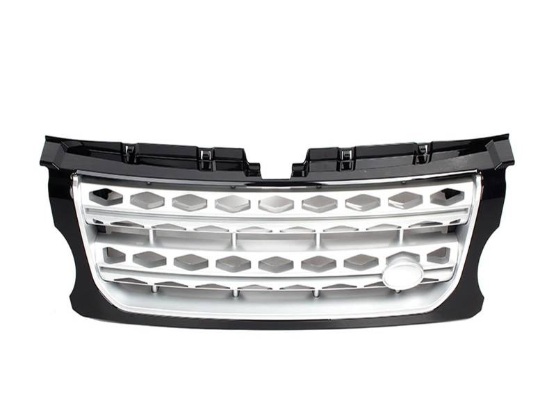 Auto Frontgrill Front Kühlergrille LR057534 Für Land Für Rover Für Discovery 4 LR4 2014 2015 2016 Auto Front Racing Grill Stoßstange Honey Comb Mesh Grille Mit Emblem(C) von ESSUE