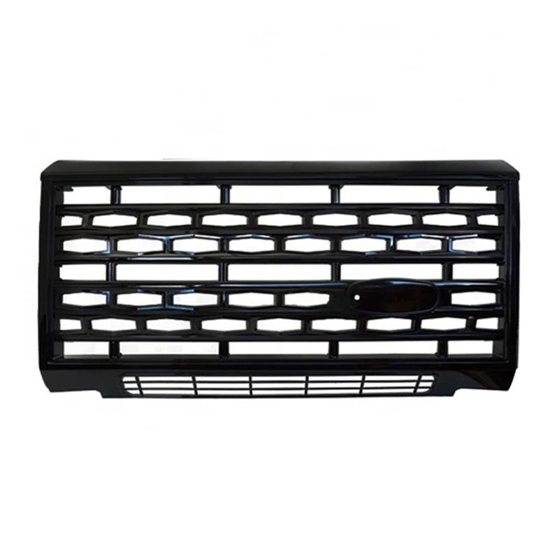 Auto Frontgrill Front Kühlergrille LR069115 Auto Kühlergrill Für Land Für Rover Für Defender 90 110 Glanz Schwarz Zubehör Karosseriebeschläge Auto Kühlergrill von ESSUE