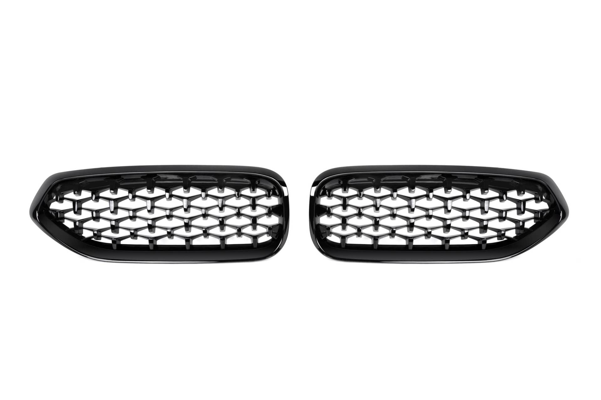 Auto Frontgrill Front Kühlergrille Niere Kühlergrill Für Z4 G29 2-lamellen ABS Front Stoßstange 2019 2020 2021 2022 Auto Decor Grill Glanz Schwarz Kunststoff(Diamond Black) von ESSUE