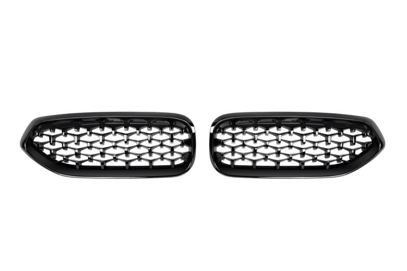 Auto Frontgrill Front Kühlergrille Niere Kühlergrill Für Z4 G29 2-lamellen ABS Front Stoßstange 2019 2020 2021 2022 Auto Decor Grill Glanz Schwarz Kunststoff(Diamond Black) von ESSUE