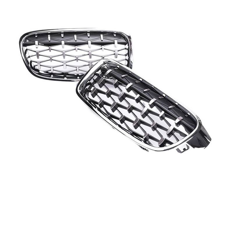 Auto Frontgrill Front Kühlergrille Sport Unterer Grill Frontgitter Nieren M3 Grill Für 3er F30 F31 F35 2012 2013 2014 2015 2016 2017 2018 Zierleisten In Schwarz Glänzend(Diamond All Chrome) von ESSUE