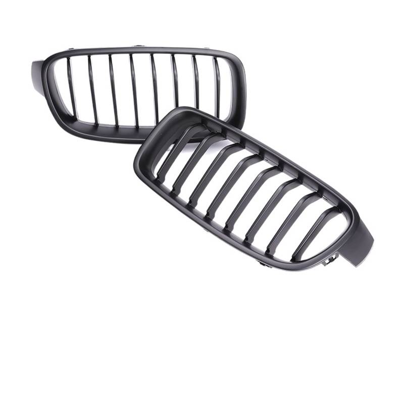 Auto Frontgrill Front Kühlergrille Sport Unterer Grill Frontgitter Nieren M3 Grill Für 3er F30 F31 F35 2012 2013 2014 2015 2016 2017 2018 Zierleisten In Schwarz Glänzend(Single 8 Matte Black) von ESSUE