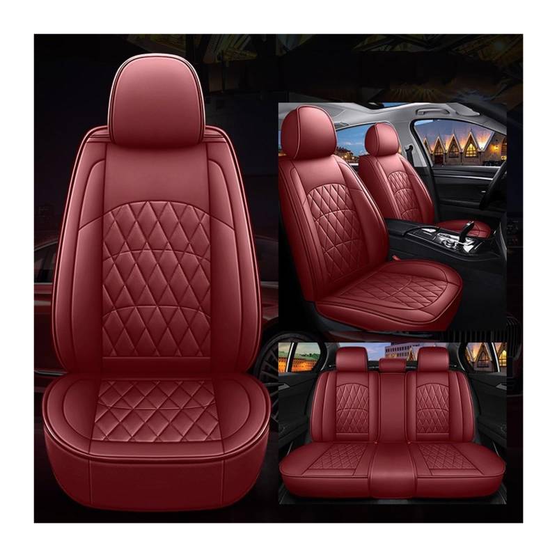 Autositzbezüge Universal Auto Sitzbezüge Für MG Für ZS Für EZS Für GT Für HS Für EHS RX5 MG4 MG5 MG6 Auto Zubehör Innen Details Sitzbezüge Auto (Farbe : Red 5 Seats) von ESSUE