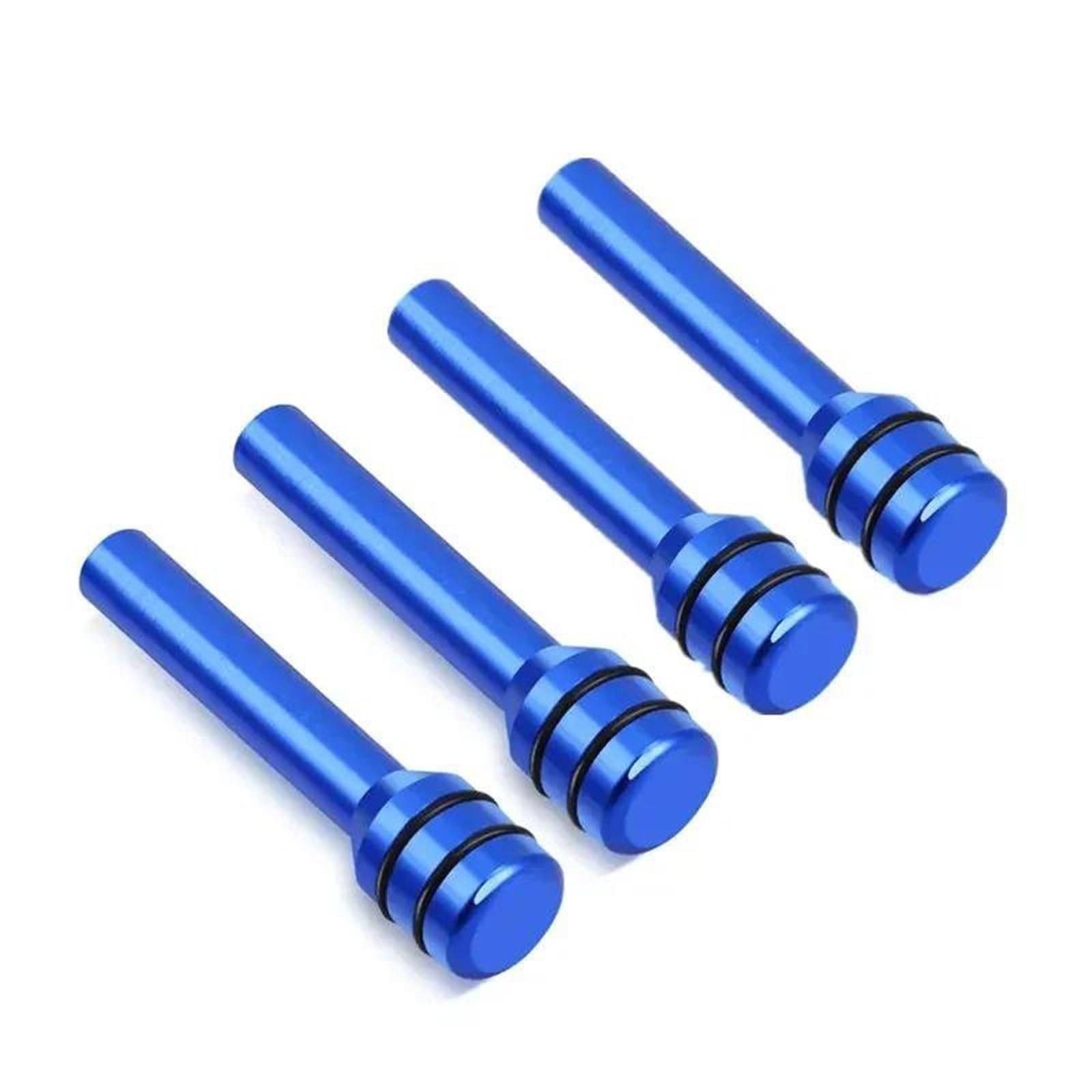 Elektrische Fensterschalter 2/4 Stück Aluminium Legierung Auto Auto Sicherheit Türschloss Pins Universal Auto Lkw Innen Türschloss Knopf Pull Pins Für Toyota Gleitbacke Mitnehmer(Blue 4Pieces) von ESSUE