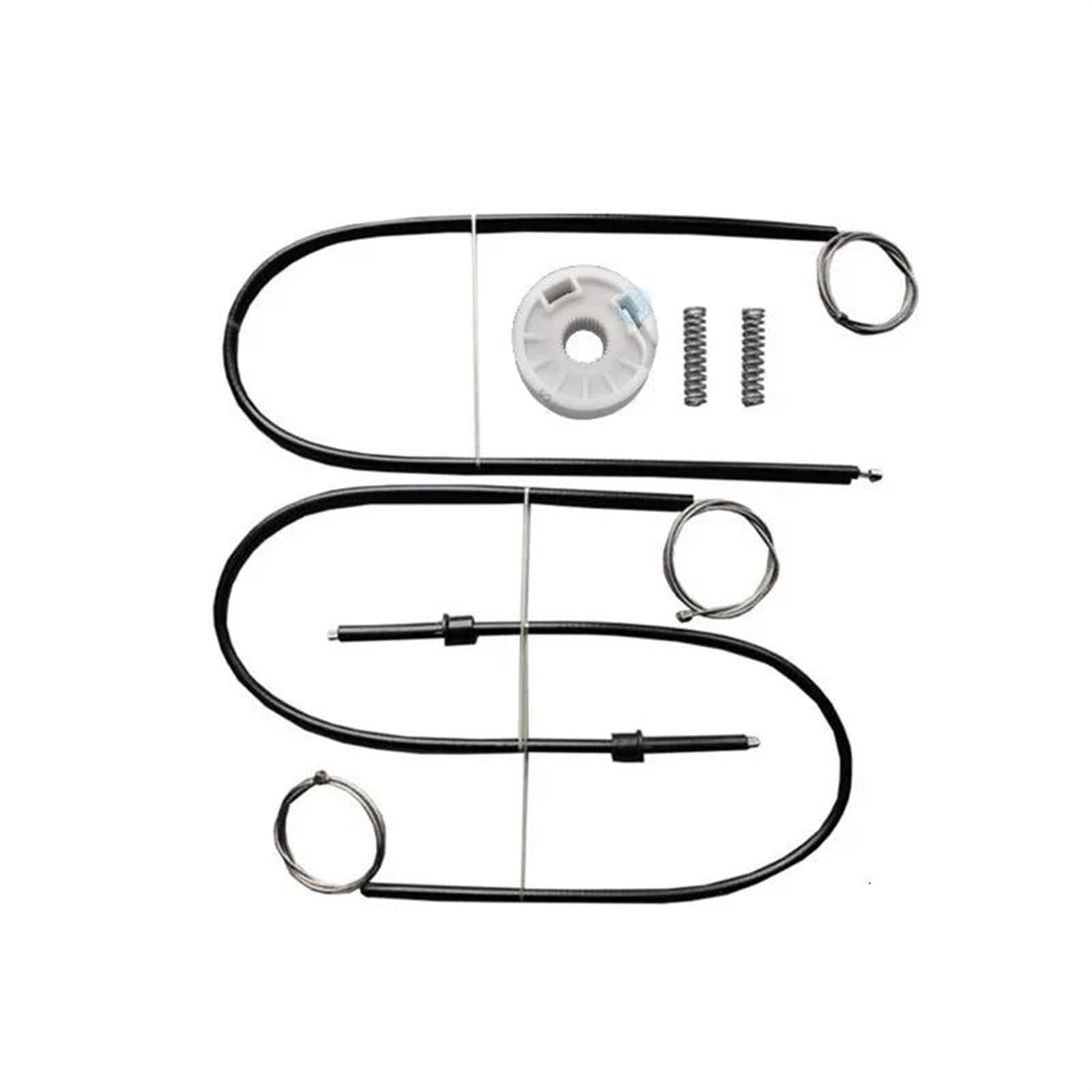 Elektrische Fensterschalter Auto-Fensterheber-Reparatursatz Für Smart Für Roadster 2003–2005, Vorne Rechts, Fahrerseite, 1 Satz Kabel + Rolle Und Federn Gleitbacke Mitnehmer von ESSUE