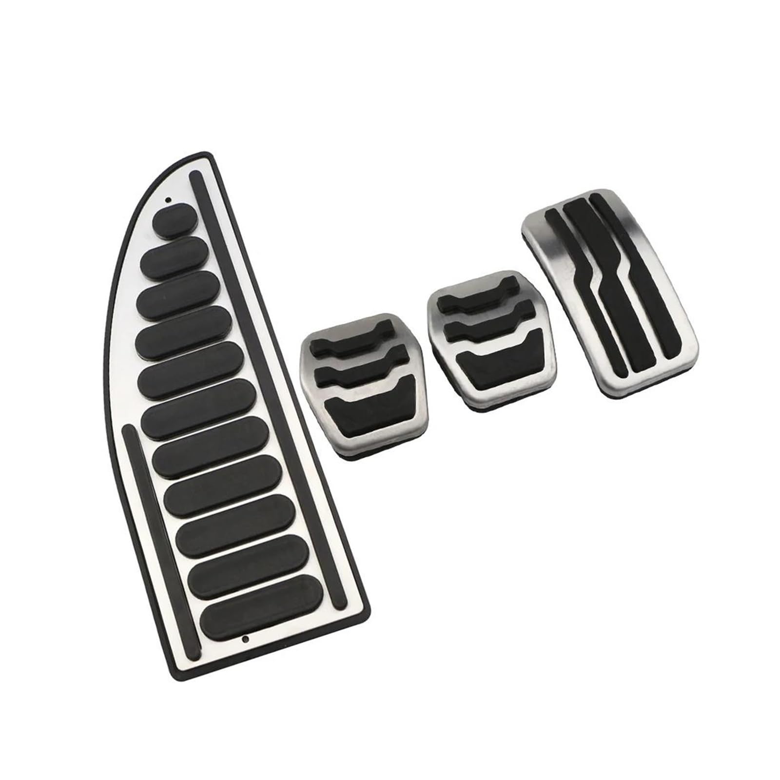 Für Lincoln Für MKC 2013 2014 2015-2019 Auto Gaspedale Bremspedal Set Abdeckungen Kupplung Rest Fußpedale Abdeckung Fußstütze Pedalkappen(MT with Rest) von ESSUE