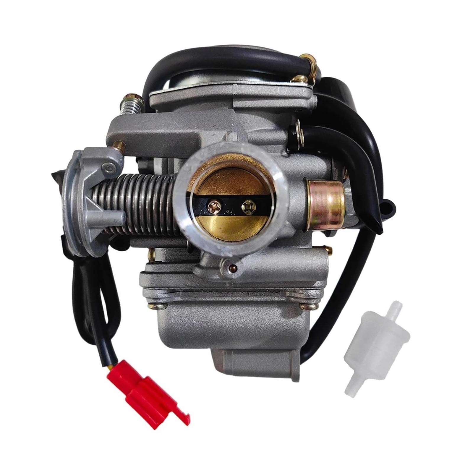 Moto Vergaser Für 110CC Für SCV 100 Für SCV 100 Für Blei Für JF11A Motorrad Vergaser Carb Vergaser Kit(Carb) von ESSUE