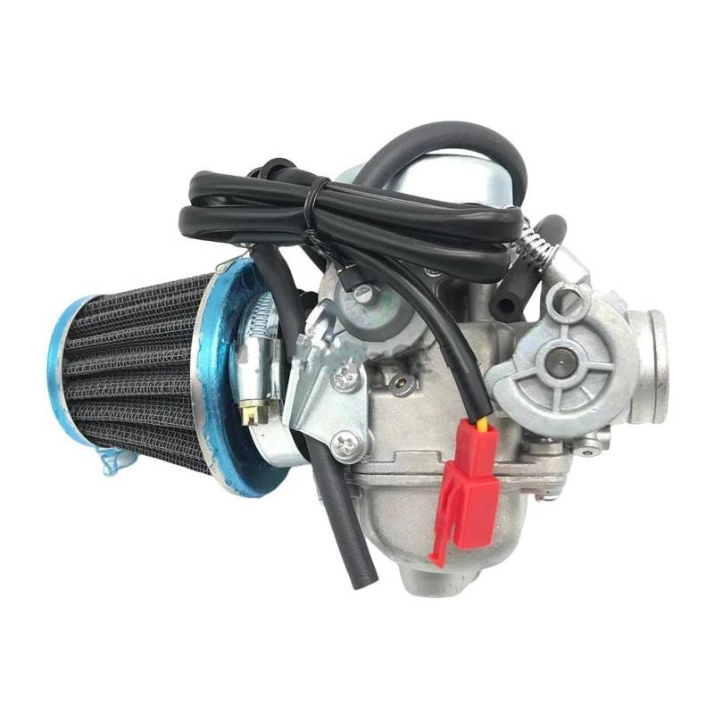 Moto Vergaser Für 110CC Für SCV 100 Für SCV 100 Für Blei Für JF11A Motorrad Vergaser Carb Vergaser Kit(with Air Filter) von ESSUE