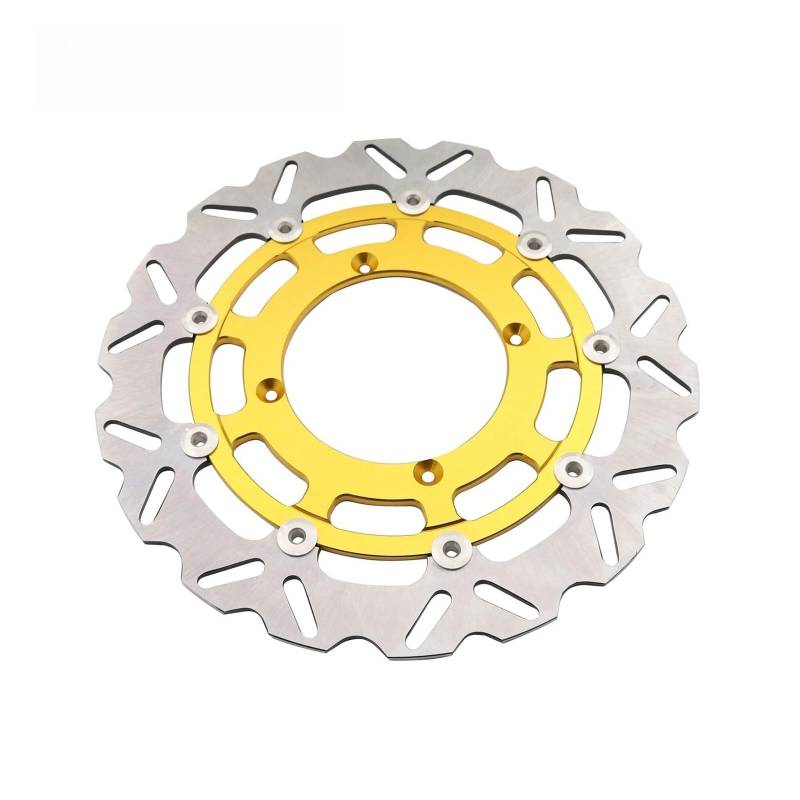 Bremsscheibe Rotor Motorrad Aluminium 320MM Vorne Schwimmende Bremsscheibe Rotor Adapter Für S&uzuki RMZ250 2007-2021 RMZ450 2005-2021 RMX450Z 2010-2019 von ESyem