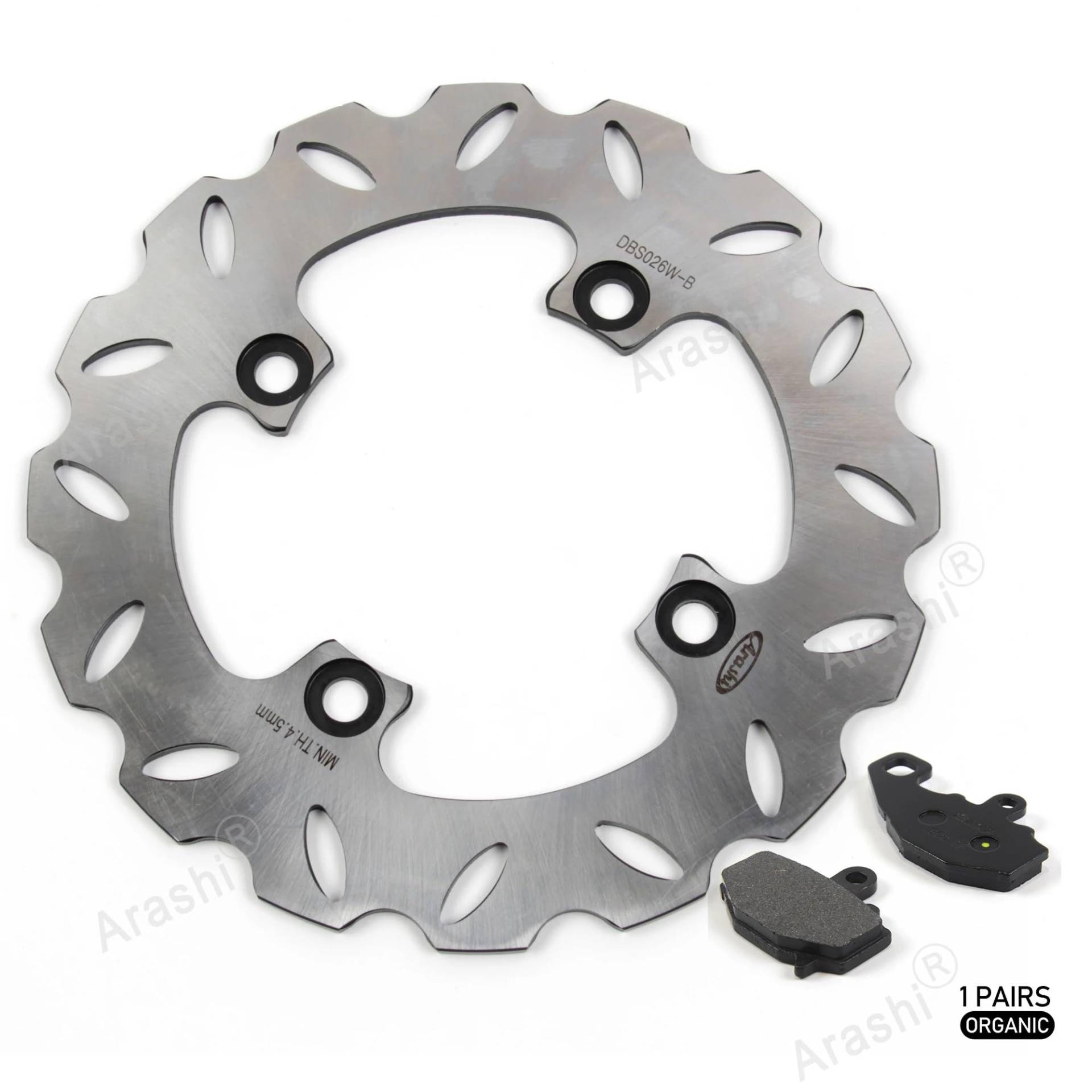 Bremsscheibe Rotor Motorrad Hinten Bremsscheiben Rotoren & Bremsbeläge Für KAWASAK Z1000 2003-2005 Für KLE VE&RSYS 650 2007-2014 2008 2009 2010 2011 von ESyem