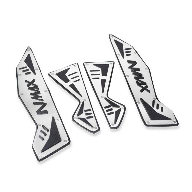 Motorrad Fußrasten Für Y&amaha NMAX 155 N-MAX 155 NMAX155 2015 2016 2017 2018 2019 2020 Motorrad Fuß Fußrasten Pegs Platte Pads Set Trittbrett Schritte von ESyem