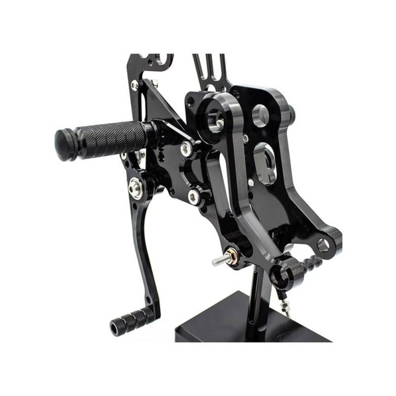 Motorrad Fußrasten Shifter Reverse Rearset Fußrasten Für D&ucati 696 Monster 696 796 1100 1100s EVO Einstellbare Motorrad Fußstütze Hinten Set von ESyem