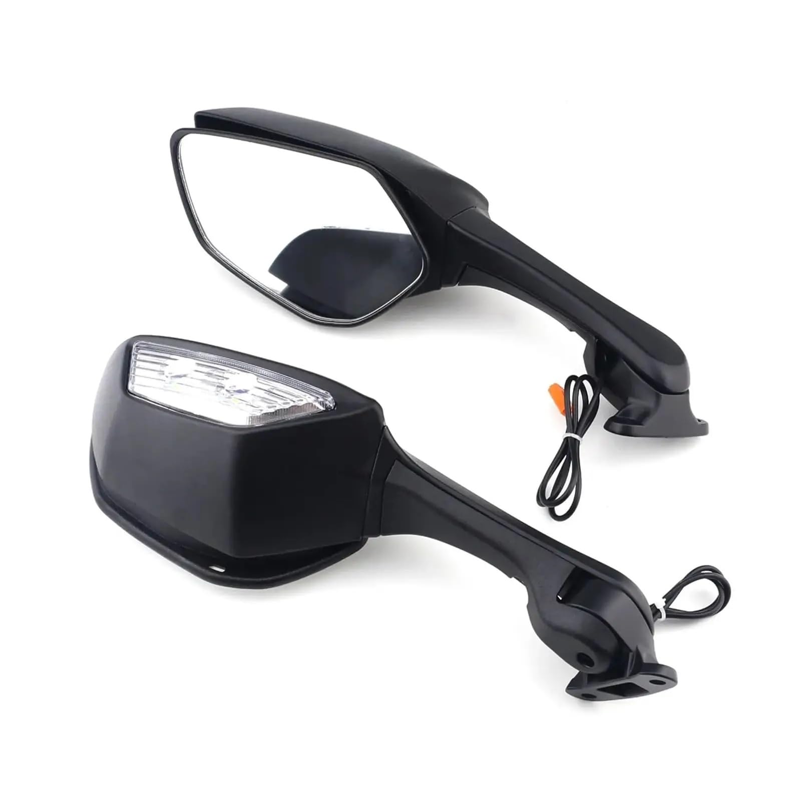 Motorrad-Rückspiegel Motorrad-LED-Rückspiegel Mit LED-Blinker, Seitenspiegel Für Ninja ZX 10R ZX-10R 2011–2015 2016–2020 H2 2014–2015 von ESyem