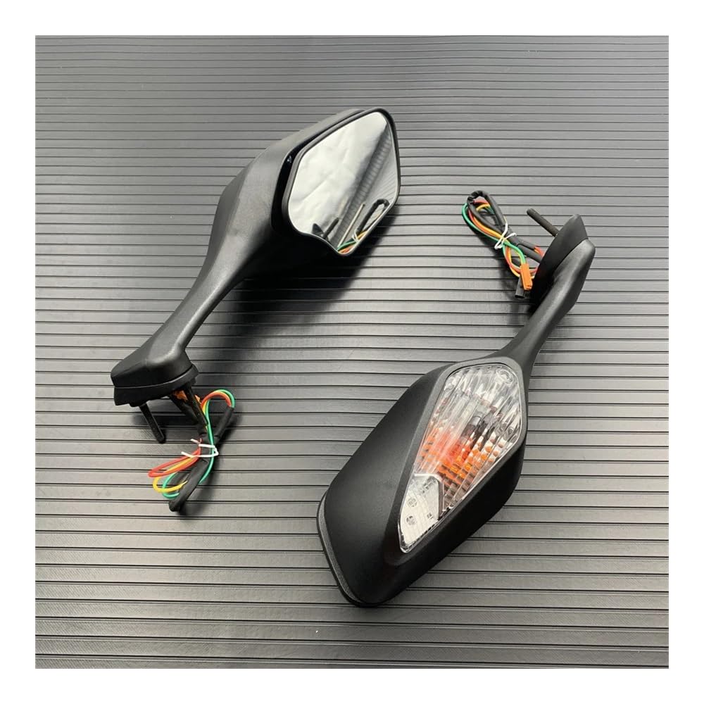 Motorrad-Rückspiegel Motorrad-Rückspiegel, LED-Klappmotorradzubehör Für CBR1000RR 2008–2016 LED-Blinker-Seitenspiegel von ESyem