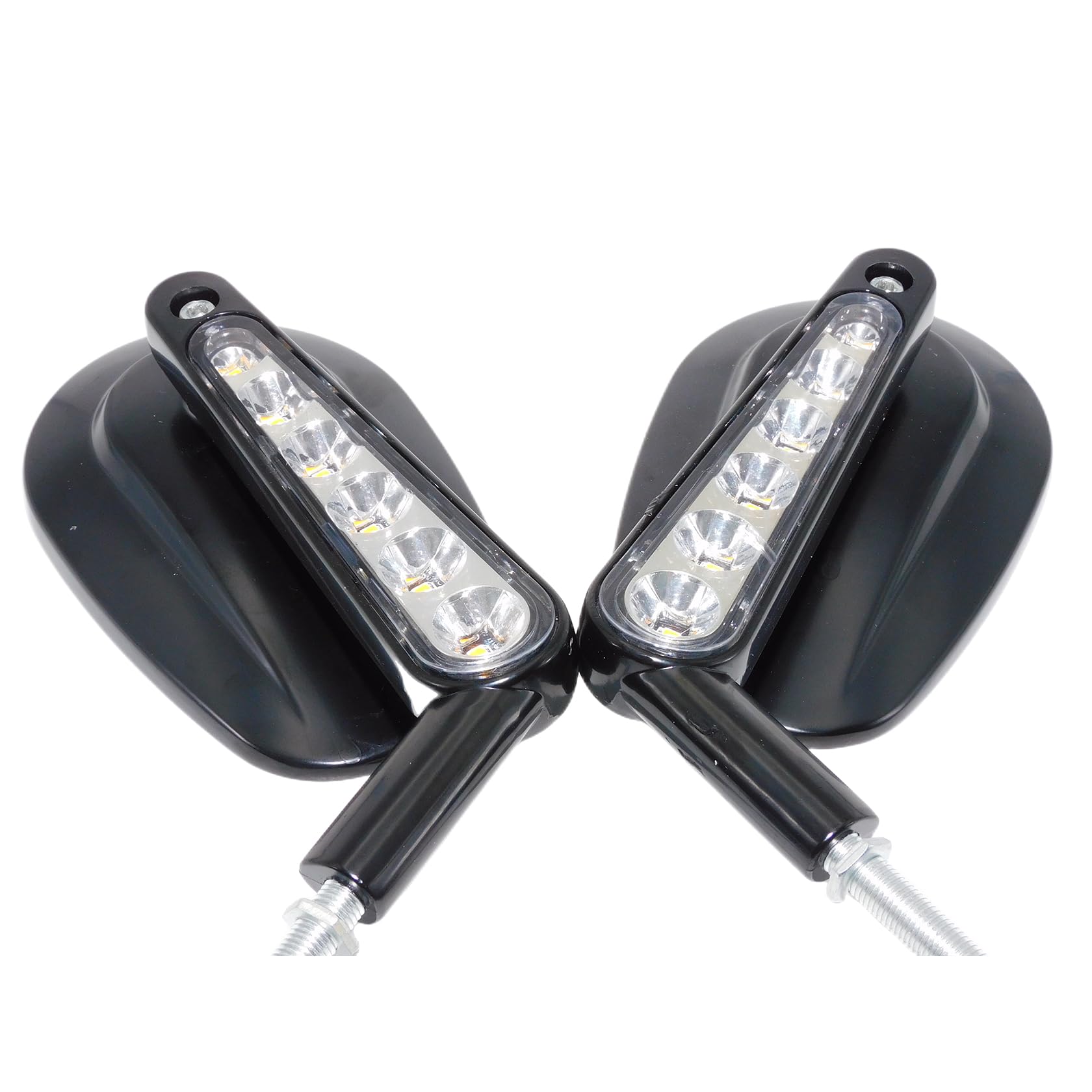 Motorrad-Rückspiegel Motorrad Rückspiegel & LED Front Blinker Für H&Arley Für Sportster Für Touring Für Road King Classic V-Rod VRSCF Für Softail von ESyem