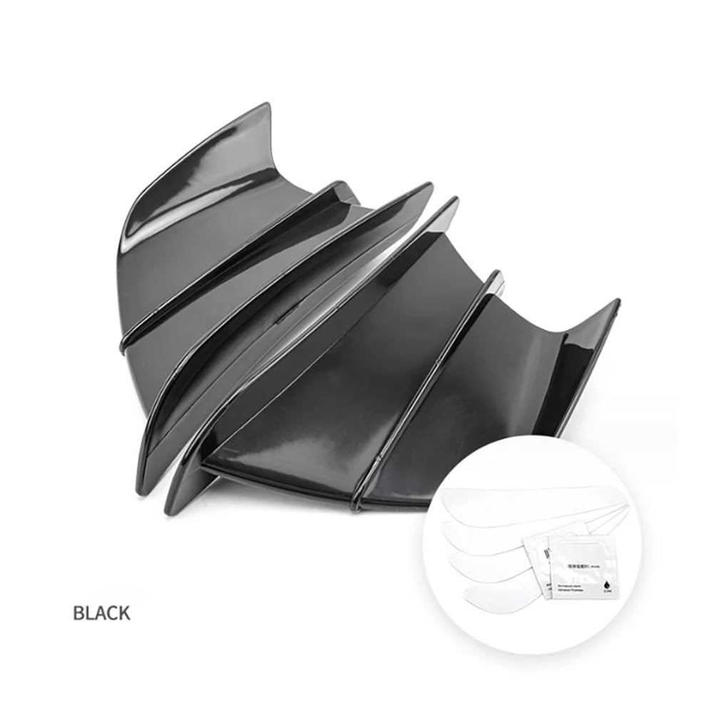 Seitenverkleidung Links rechts 2Pcs Motorrad Aerodynamische Spoiler Flügel Universal Dynamische Verkleidung Vorderseite Luftabweiser Mit Modifiziertem Zubehör von ESyem